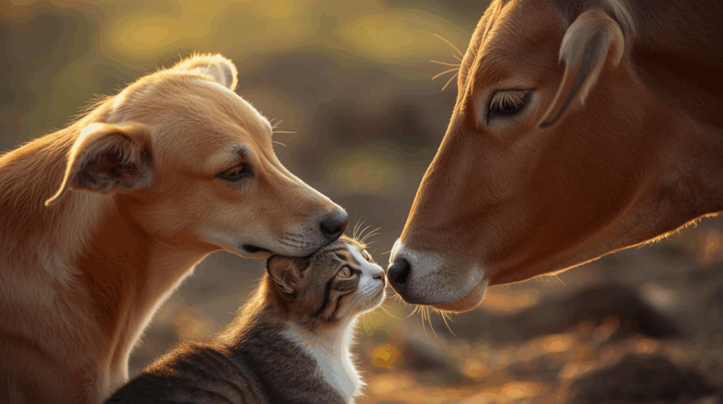 Strayniya Cows, Cats, and Dogs